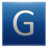 Letter G blue Icon